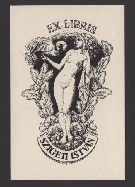 14)Nr.014,EXLIBRIS, Ferenc Helbing, Erotik / erotic