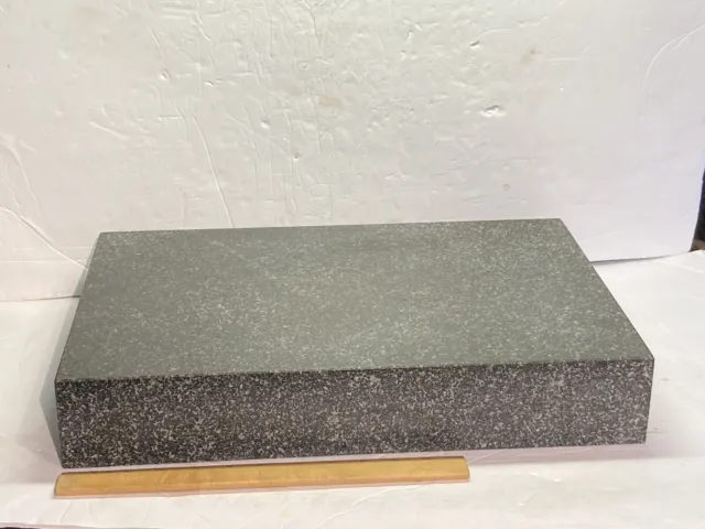 Vintage Granite Surface Plate 12" x 18" x 3" Metrology Lab.   *BEAUTIFUL*