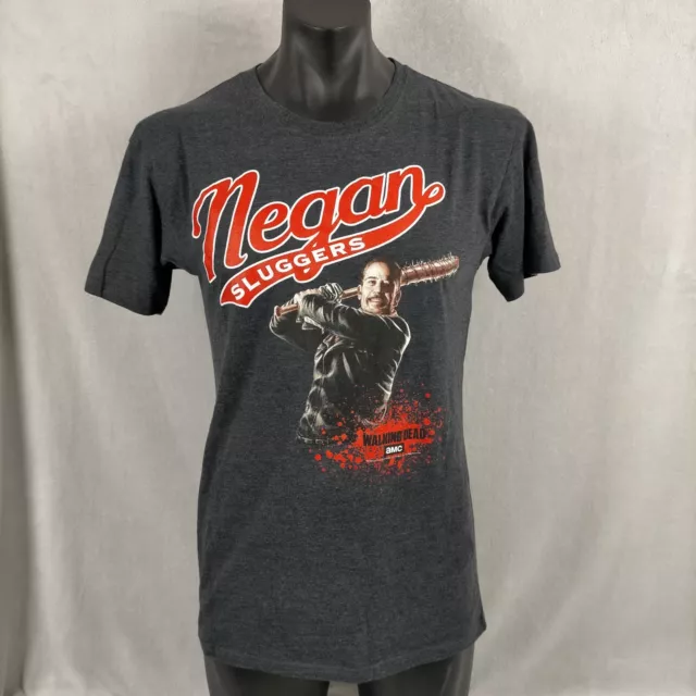 Negan Sluggers The Walking Dead Men's T-shirt Lootcrate Grey Size M