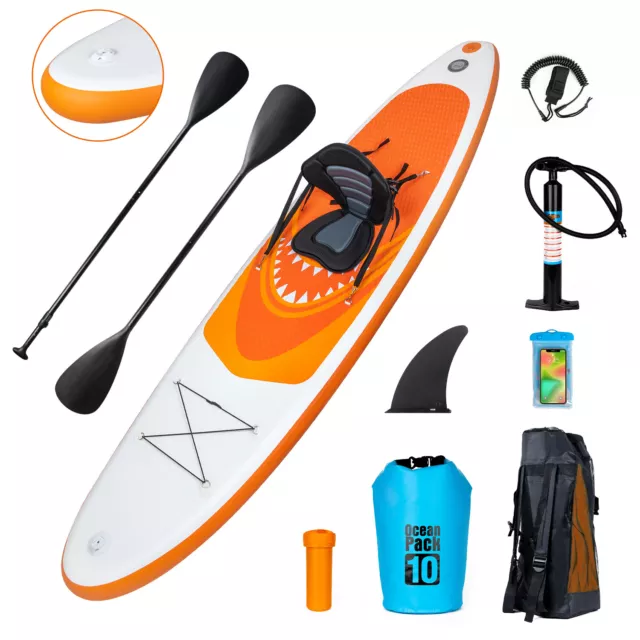 Stand up Paddle Board SUP Komplettset aufblasbar Surfboard 320-335 cm bis 150 kg