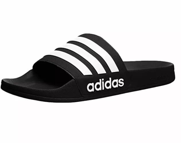 adidas Men's Adilette Shower Slide Black Sandals