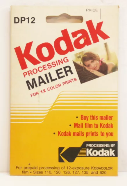 Kodak DP-12 Prepaid Processing Mailer for Color Film - Collection/Display Only