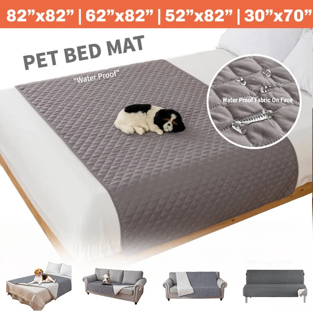 Waterproof Bedspread Quilted Bed Covers Pet Mattress Protector Sofa Mat Blanket