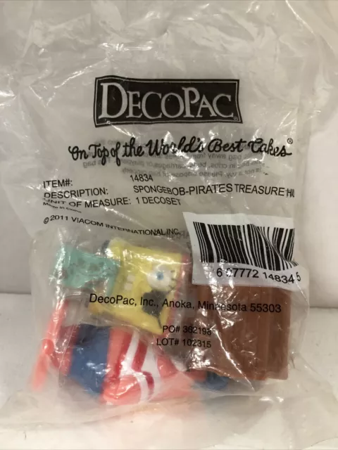 Spongebob Ticklepants DECOPAC Birthday Cake Topper New