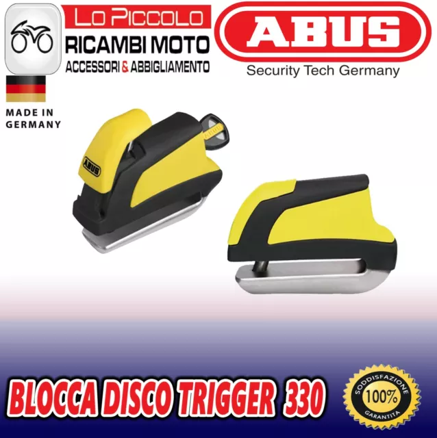 ANTIFURTO BLOCCADISCO MOTO ABUS 9.5mm TRIGGER 330 MOTO SCOOTER /TMAX /BMW