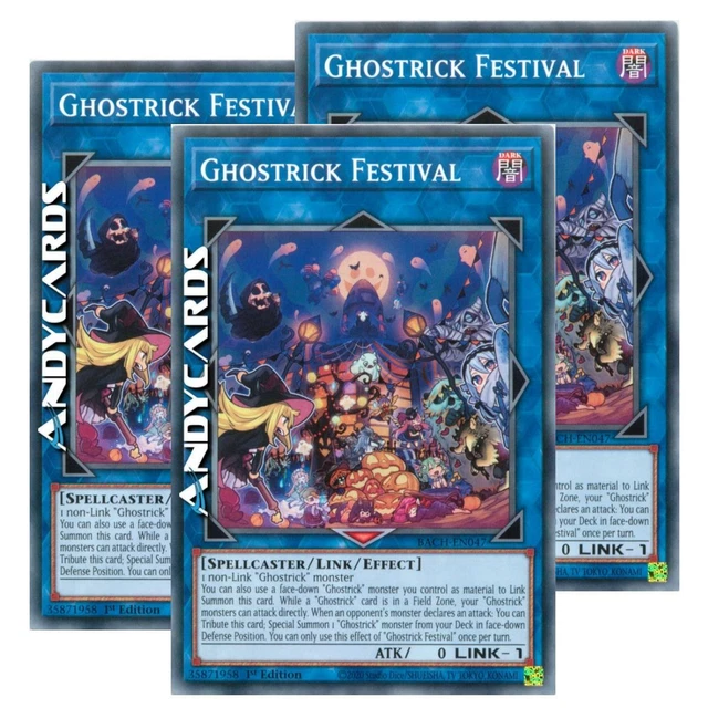 Ghostrick Festival – BACH-EN047 Common 1st Edition Yugioh Card From Battle Of Chaos Set - View #14