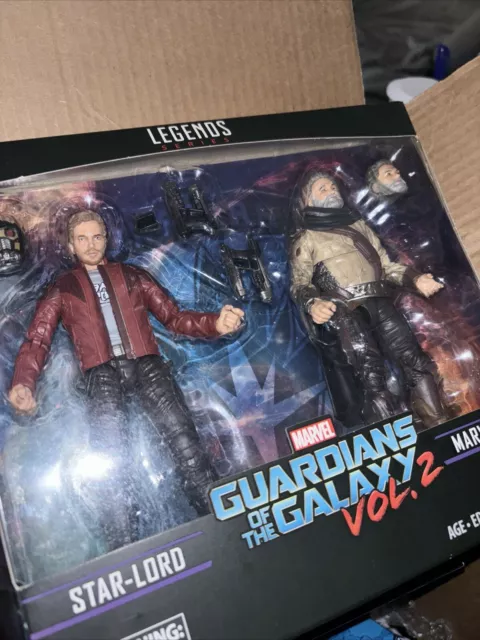 Marvel Legends Guardians of the Galaxy Vol. 2 Ego & Star-Lord Figures - 2-Pack