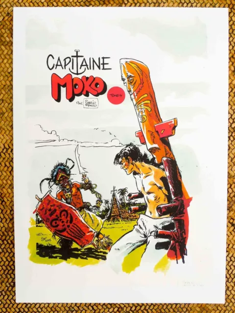 FENZO ex-libris A4  Capitaine Moko 4 ( Pratt Cormoran )