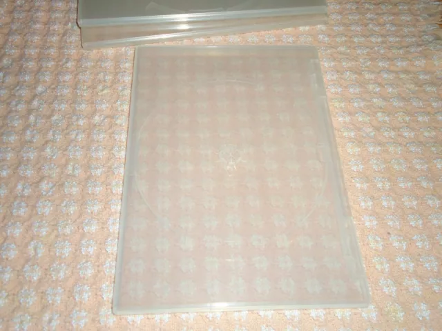 LOT of 5 Slimcase DVD replacements Semi-Clear empty Slim CASE for TV season