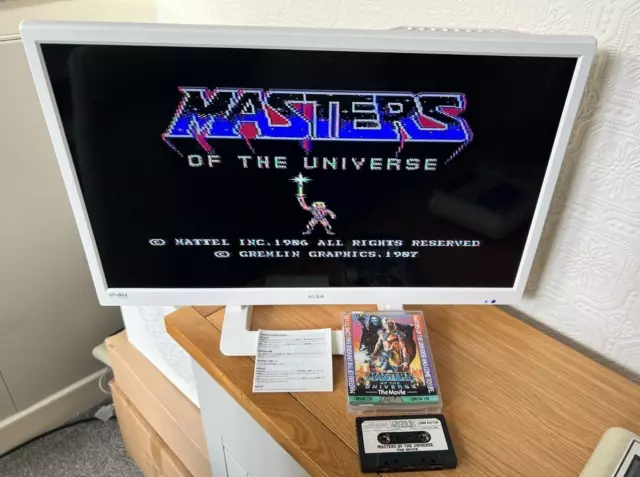 Working Masters of The Universe The Movie Commodore 64 Cassette🤔Make An Offer🤔