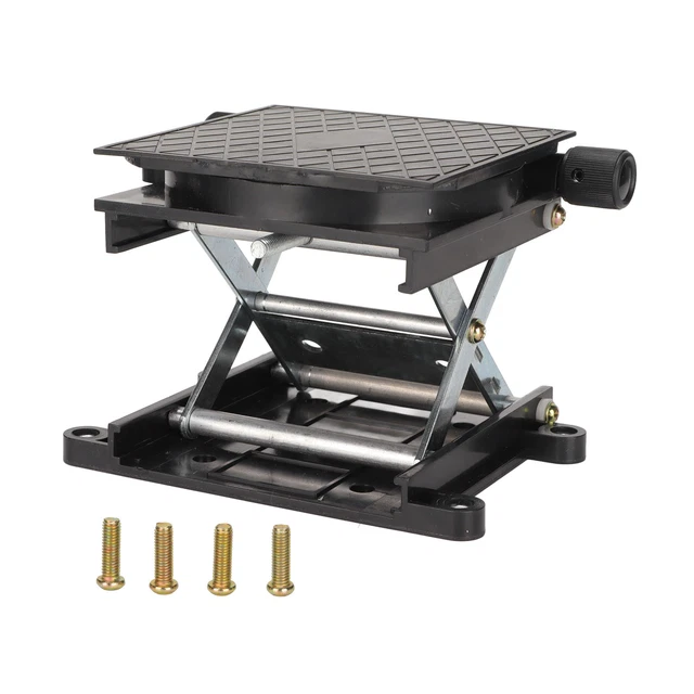 Lifting Platform 360° Rotatable Laboratory Lift Stand Table For Woodworking US