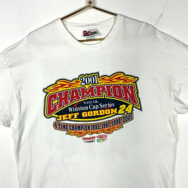 Vintage Jeff Gordon Winston Cup Chase T-Shirt XL 2002 Double Sided Nascar