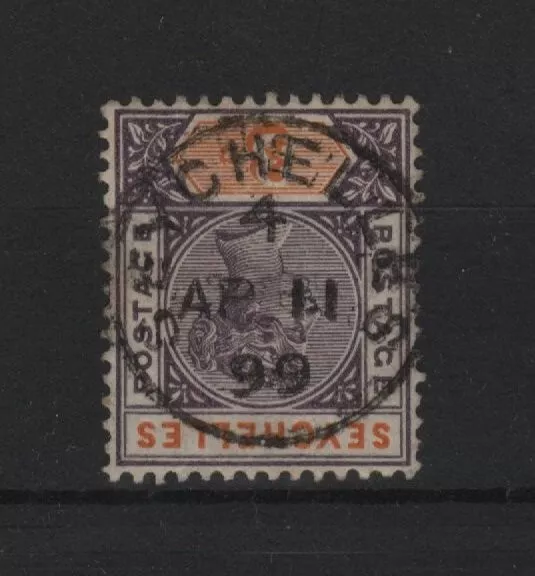 Seychelles Queen Victoria used postmark 4 - Ap 11 1899