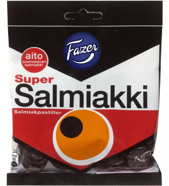 Salmiakki, Fazer, Made in Finland, Finnish Salty Liquorice, Salmiac