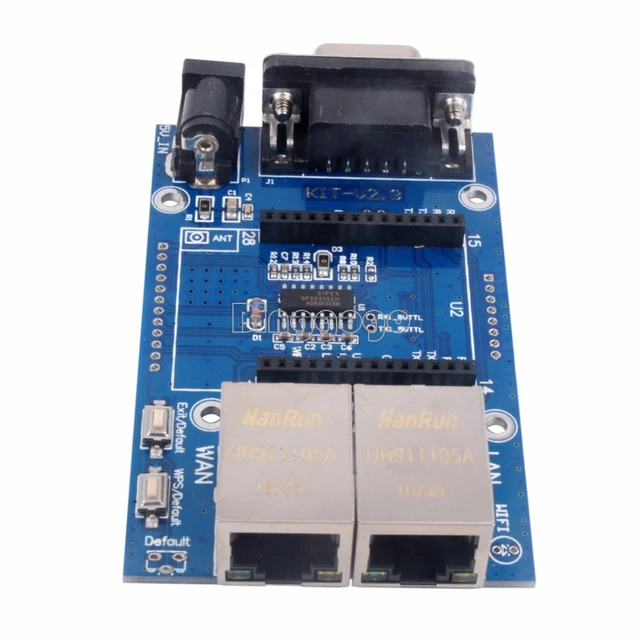 NEW HLK-RM04 UART to WIFI Serial Port to Wifi Module Test Base Board