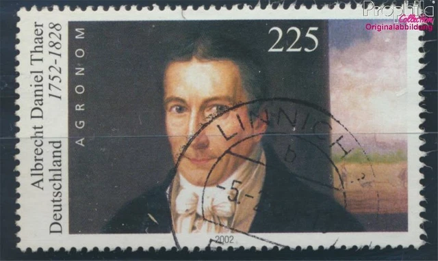 FR of Germany 2255II halftoning 15°/75° used 2002 Albrecht Daniel Thaer (8731959