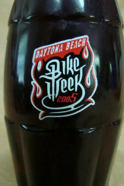 2005 Daytona Bike Week Classic Coke souvenir bottle - Unopened