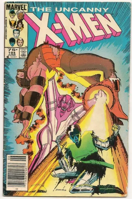 Marvel Comics; THE UNCANNY X-MEN June 1985 Vol. 1 NO. 194