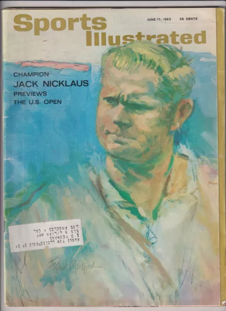 Sports Illustrated Jack Nicklaus The US Open June 17, 1963 021120nonr