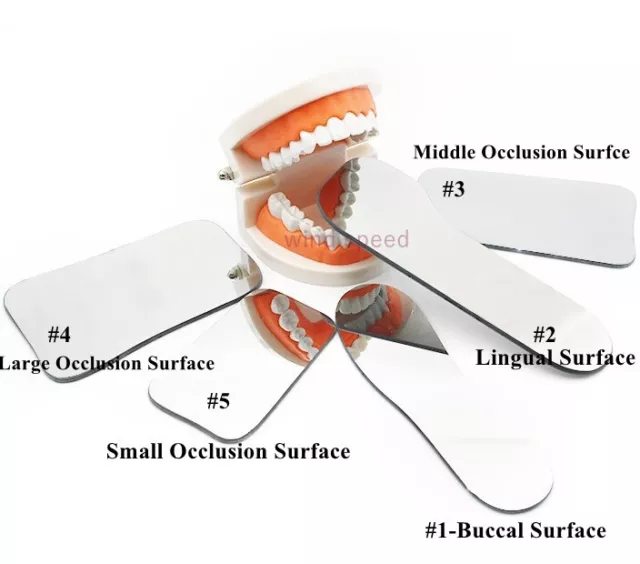 Glass Dental Orthodontic Photo Mirrors Intraoral Oral Mouth Mirror Reflector