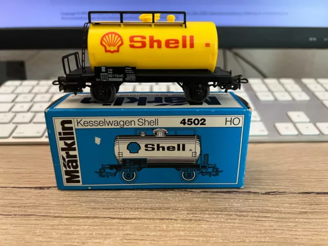 Märklin H0 4502 DB Kesselwagen Shell in OVP guter Zustand