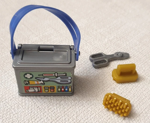 PLAYMOBIL SYSTEM - valise mallette vintage rangement en bon