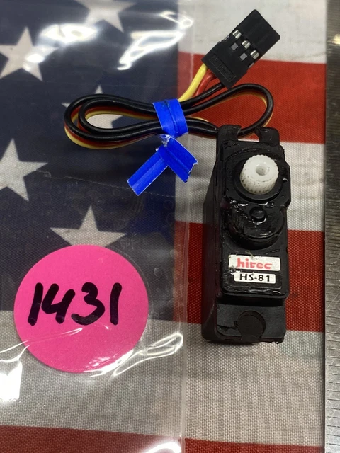 Hitec HS-81 Micro Servo PreOwned/Bench Tested Works USA Shipped