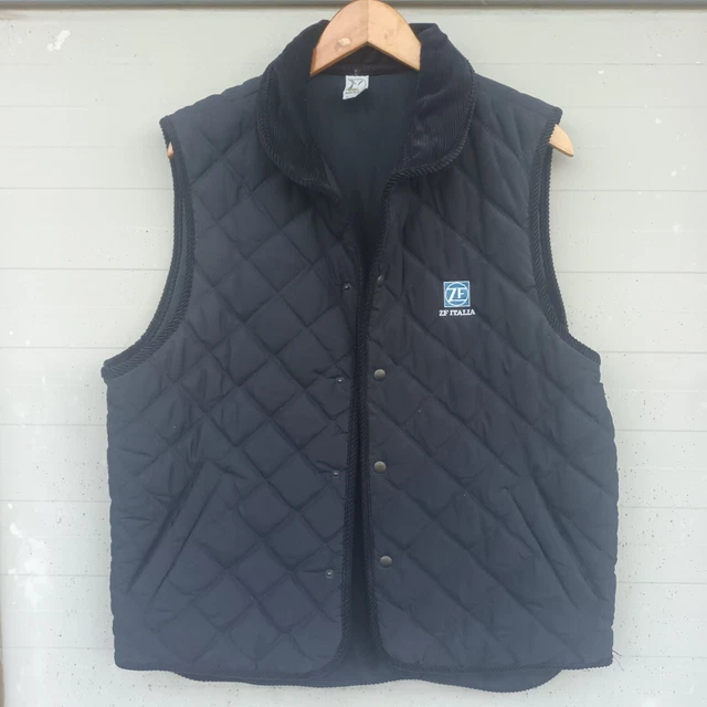 Zf Italia Gilet Gilè Trapuntato Smanicato Workwear Autoricambi Racing F1 Rally