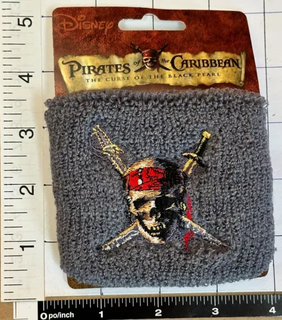 1 Pirates Of The Caribbean 2003 Wrist Band Mip The Curse Of The Black Pearl