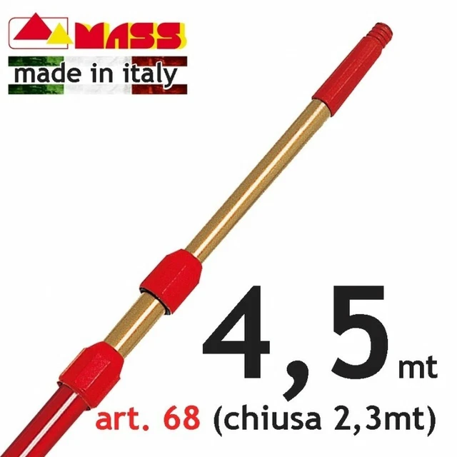 Manico Telescopico Universale Per Scopa - Allungabile Da 77 A 150 Cm - Per Pulizie E Giardinaggio