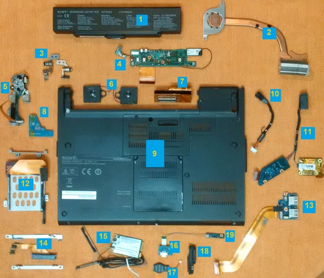 Plasturgie ecran msi dans autres pièces de rechange pour ordinateur portable