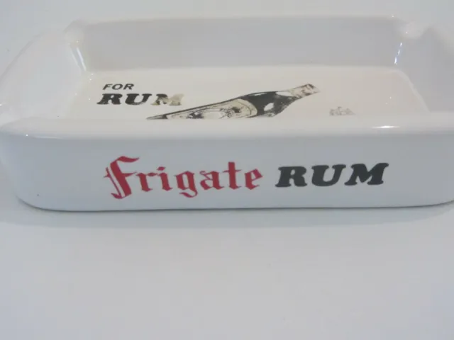 Vintage Frigate Rum Elischer Pottery Ashtray