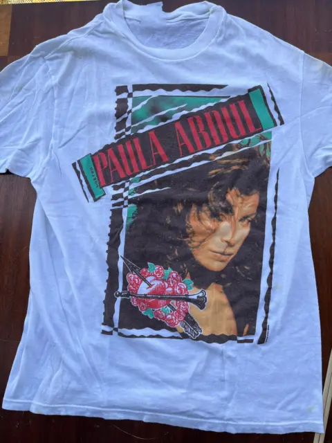 Paula Abdul Club MTV Live 1989 Tour  T shirt Full Size S-5XL SO9