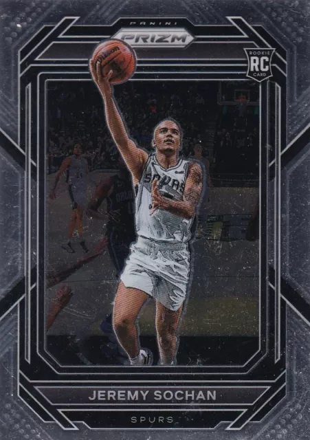 Panini Prizm 2022-23 NBA Basketball Numéro 263 Jeremy Sochan Rookie Carte RC