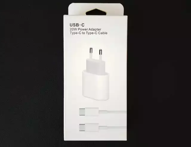 20W Fast Charging Ladegerät und Ladekabel für Apple iPhone 15 Pro