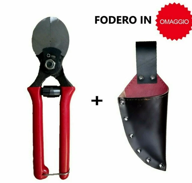 DOUBLE CUT PRUNING SCISSOR for orchard with shear holster shear 21 mm £