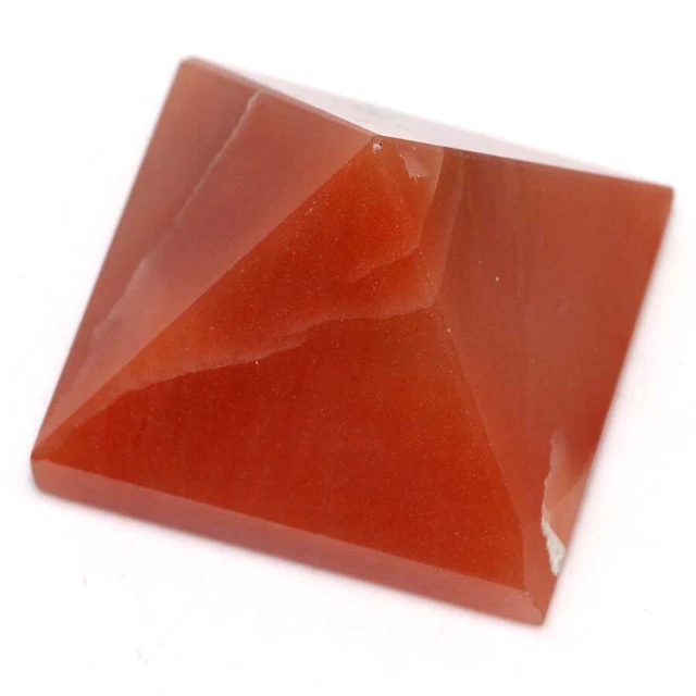 Orange Aventurine Crystal Sphere Orgone Pyramid 25x25mm MJ