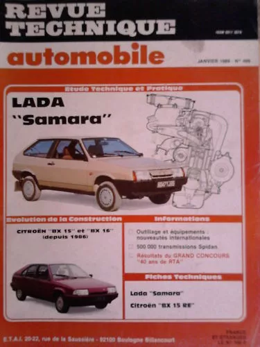 LADA Samara CITROËN BX - Revue Technique Automobile