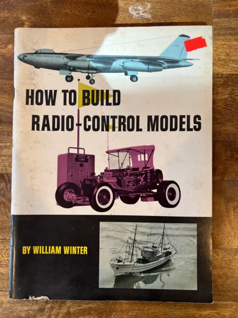 How to Build RADIO-CONTROL Models Book William Winter 1964 Kalmbach Instruction