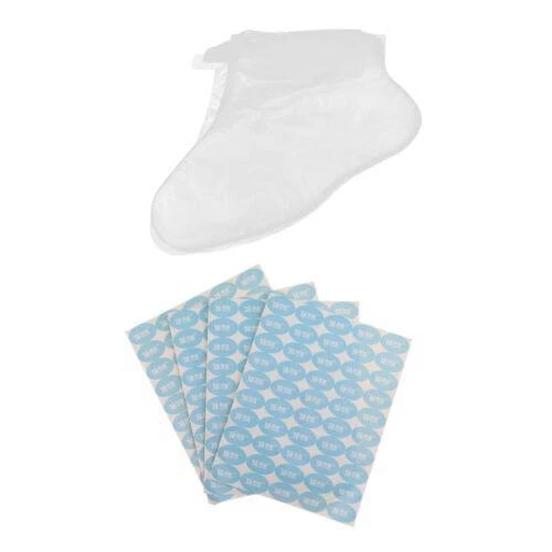 200x prácticos calcetines desechables de plástico blando para