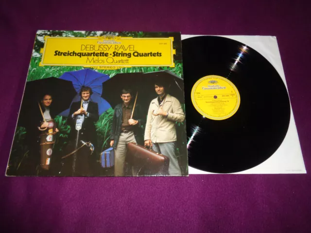 Lp Debussy Ravel Melos Quartett/ Streichquartette String Quartets / Dgg 2531 203