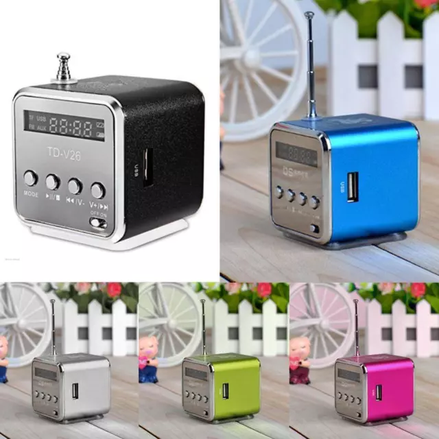 Mini Portable Speaker with FM Radio TF Card and USB Playback Prof