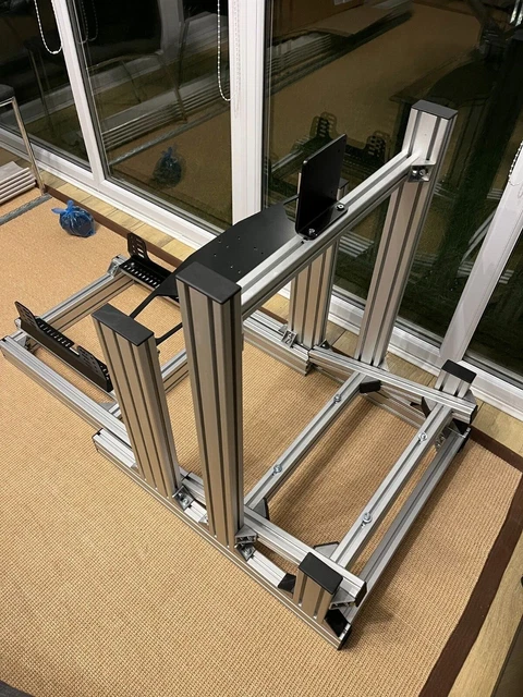 CUSTOM ALUMINUM SIM racing rig cockpit £102.00 - PicClick UK