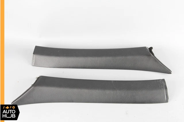 97-04 Mercedes R170 SLK230 SLK320 A Pillar Panel Trim Cover Set of 2 Black OEM