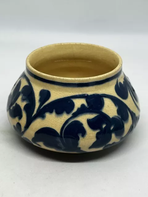 Torquay Pottery Small Sugar Bowl Pot 4” Approx Possibly Aller Vale 2