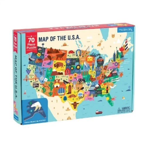 MAP OF THE U.S.A. Puzzle EUR 19,13 - PicClick FR