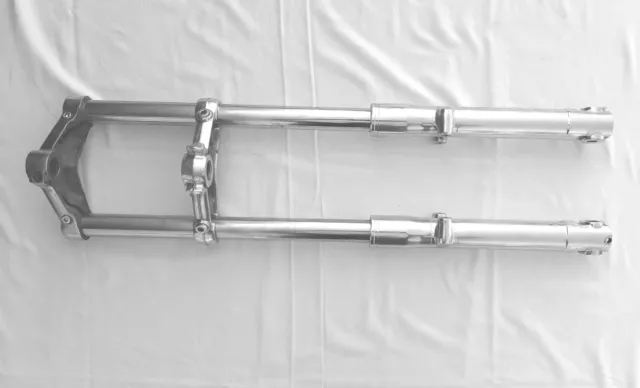 Forcella Marzocchi con steli Ø 35  per Ducati Desmo 250-350-450 -SILVER SHOTGUN