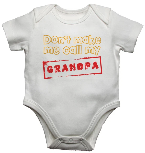 Bambino Body Body Bambino Cresce Don't Make Me Chiamare Mio Nonno Cotone Unisex