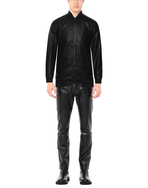 ONLY & SONS Bomber Giacca Taglia S Nero Petto Singolo Costumi a Coste