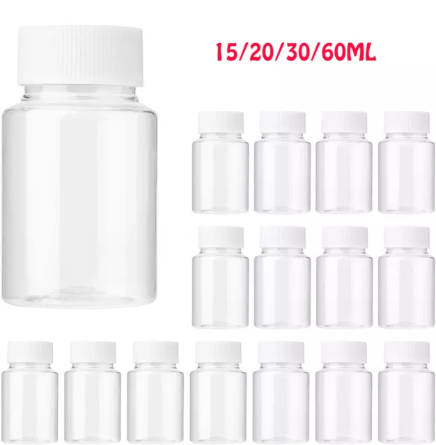 Pille nachfüllbarer Behälter Kunststoffflasche Medizin Tablettenhalter Spender